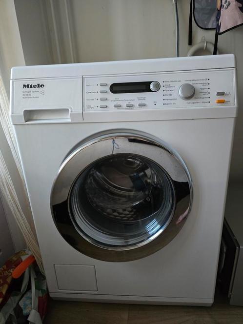 Miele w5843, Witgoed en Apparatuur, Wasmachines, Gebruikt, Voorlader, Ophalen