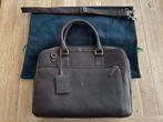 Nagenoeg NIEUW Burkely laptoptas echt leer bruin SPOTPRIJS!, Computers en Software, Laptoptassen, Ophalen of Verzenden, 16 inch