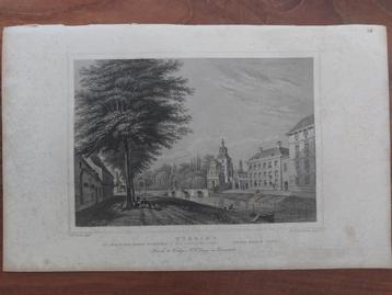 38 / Utrecht Wittevrouwenpoort - staalgravure Terwen 1860 beschikbaar voor biedingen
