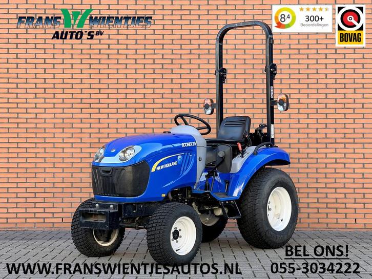 New Holland Boomer 25 | Aftak as voor + achter | Hefinrichti, Auto's, Vrachtwagens, Bedrijf, Te koop, Lederen bekleding, Overige merken