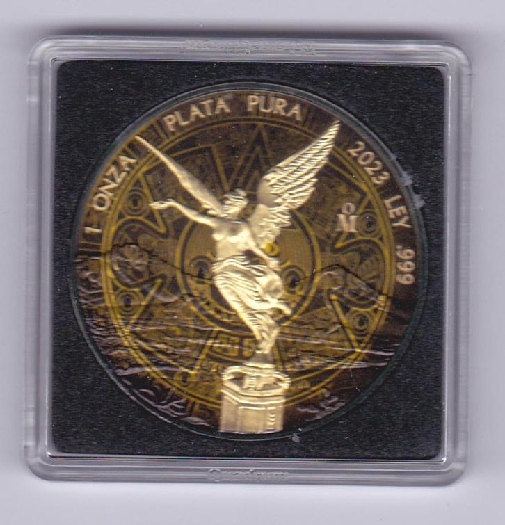 Mexico 1 ounce zilver 2023 BU Oplage 100 stuks voor 99 euro, Postzegels en Munten, Munten | Amerika, Losse munt, Midden-Amerika