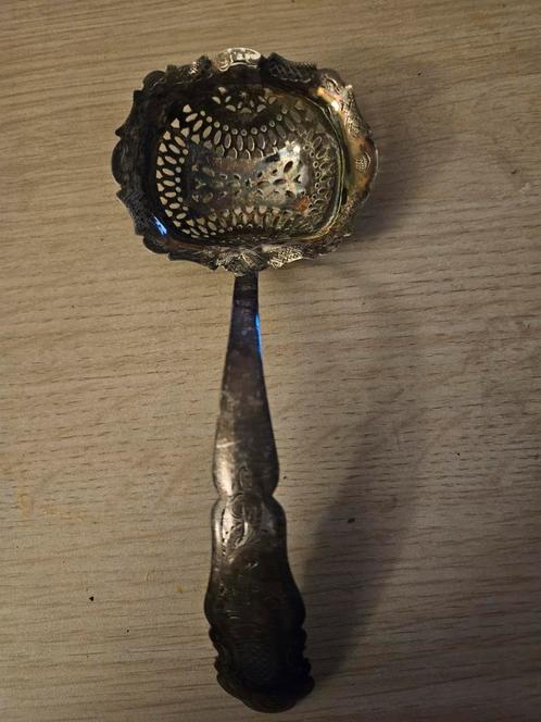 Antieke Zilveren Theezeef, Antiek en Kunst, Antiek | Goud en Zilver, Zilver, Ophalen of Verzenden