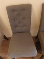 4 eetkamer stoelen, Huis en Inrichting, Stoelen, Ophalen, Gebruikt, Grijs, Vier