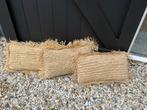 3 Raffia kussens 30x50 cm House of Sakk, Ophalen, Zo goed als nieuw