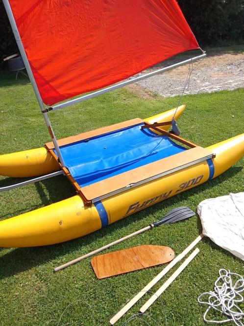 70s vintage funny 300 zeilboot catamaran, Antiek en Kunst, Curiosa en Brocante, Ophalen