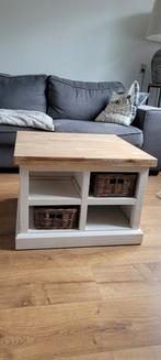 Landelijk Salontafel 80x80, Huis en Inrichting, Ophalen, 50 tot 100 cm, Vierkant, 50 tot 100 cm