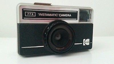 Vintage Kodak Instamatic Camera 77X fototoestel + hoes, Verzamelen, Fotografica en Filmapparatuur, Fototoestel, Ophalen of Verzenden