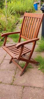 Te koop houten tuinsetje, Tuin en Terras, Tuinstoelen, Ophalen, Gebruikt, Hout