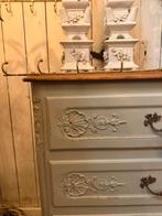 Oude landelijk brocante antieke Franse ladekast commode, Ophalen