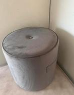 NIEUWE poef velvet met handvat. NIEUW IN PLASTIC, Ophalen, Minder dan 50 cm, Rond, Nieuw