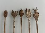 Verzilverde theelepels met plaatsnaam, Ophalen of Verzenden