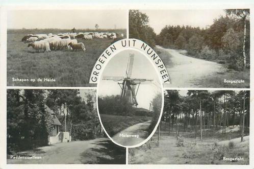(387-137-005) Nunspeet Groeten uit, Verzamelen, Ansichtkaarten | Nederland, Gelderland, Verzenden