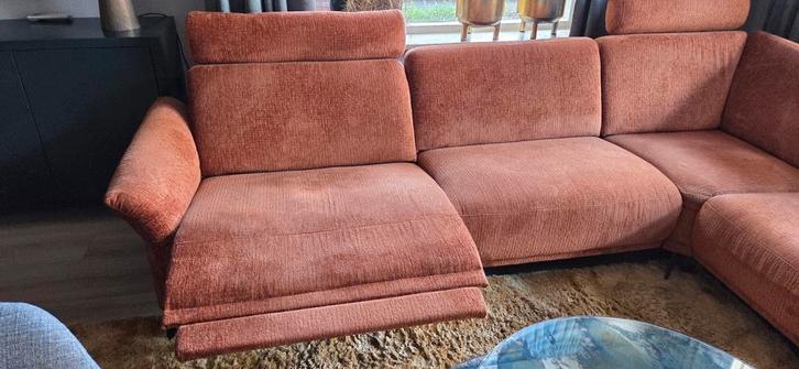 Hoekbank merk Baenks. Luxe merk. Met relax functie., Huis en Inrichting, Banken | Complete zithoeken, Zo goed als nieuw, Ophalen of Verzenden