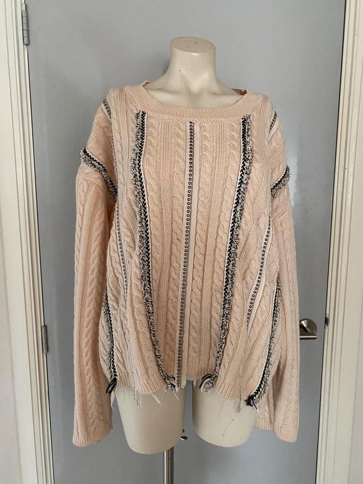Nü Denmark trui, XL, Kleding | Dames, Truien en Vesten, Zo goed als nieuw, Maat 46/48 (XL) of groter, Beige, Ophalen of Verzenden