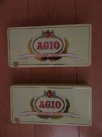 2 oude Agio sigarendoosjes, Tabaksdoos of Verpakking, Gebruikt, Ophalen of Verzenden