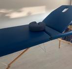 Blauwe basis massagetafel, Ophalen, Zo goed als nieuw, Massagetafel