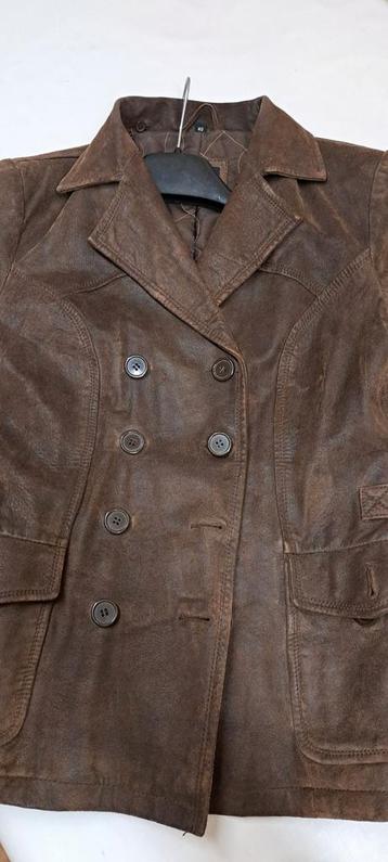 Donna leren dames  jack, maat 40, chocoladebruin beschikbaar voor biedingen