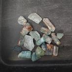 Lot met ruwe aquamarijn staven, Verzamelen, Mineralen en Fossielen, Ophalen of Verzenden