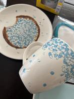 Douwe Egberts geboorte mok blauw wit muisjes uniek item Nieu, Huis en Inrichting, Nieuw, Ophalen of Verzenden, Overige stijlen