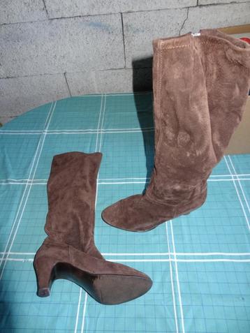 Laarzen bruin * Retro * Maat  40 * Vintage beschikbaar voor biedingen