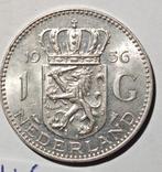 gulden 1956 FDC, Postzegels en Munten, Munten | Nederland, Zilver, 1 gulden, Ophalen of Verzenden, Koningin Juliana