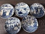 5 x onderzetters van Boch Delftsblauw, Ophalen of Verzenden, Zo goed als nieuw, Porselein, Overige typen
