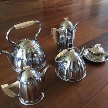 Demeyere thee en koffieset 5 delig - mooi en compleet! beschikbaar voor biedingen