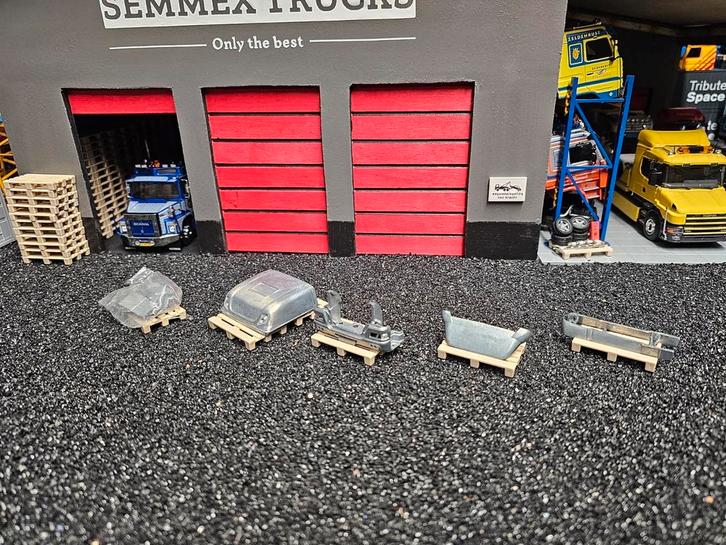 wsi daf cf spacecab ombouw setje, Hobby en Vrije tijd, Modelauto's | 1:50, Nieuw, Bus of Vrachtwagen, Wsi, Ophalen