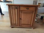 Houten kastje met lade en deuren, Ophalen, Gebruikt, Klassiek, Grenenhout