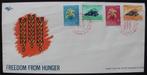FDC : Indonesië - Freedom from Hunger - 21.3.1964, Postzegels en Munten, Verzenden, Onbeschreven, Rest van de wereld