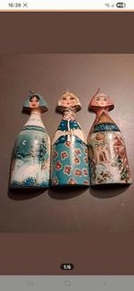 Russische Kerst ornamenten . Russische poppetjes 30 jaar, Antiek en Kunst, Kunst | Beelden en Houtsnijwerken, Ophalen of Verzenden