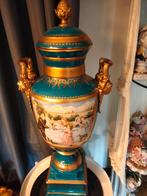 Decoratieve Vintage Vaas met Deksel, Ophalen of Verzenden