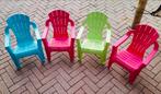 Kinder Kleurrijke Tuinstoelen Set, Tuin en Terras, Tuinstoelen, Ophalen, Zo goed als nieuw, Kunststof