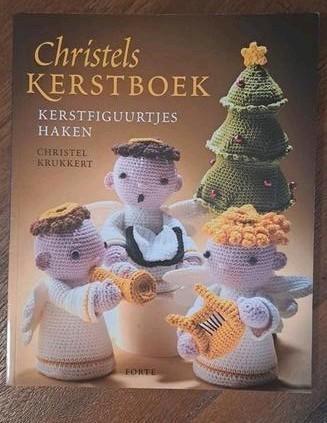 Christels Kerstboek - Haken Kerstfiguurtjes, Hobby en Vrije tijd, Breien en Haken, Zo goed als nieuw, Haken, Patroon of Boek, Ophalen of Verzenden