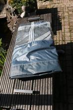 Caravan Voortent voor 4,20 Kl. Donker Blauw, alu stangen, Ophalen, Zo goed als nieuw