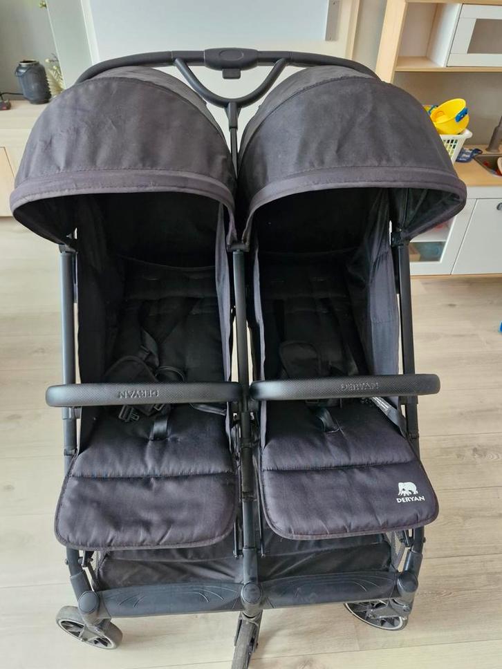 Deryan buggy - Zwart, Kinderen en Baby's, Kinderwagens en Combinaties, Gebruikt, Kinderwagen, Overige merken, Duowagen, Ophalen