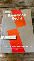 Basisboek Recht, Ophalen of Verzenden, Zo goed als nieuw