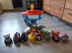 Paw Patrol uitkijk met auto' en pups, Ophalen of Verzenden, Zo goed als nieuw