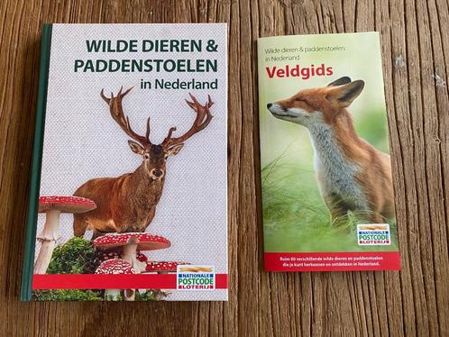 ***Wilde dieren & paddenstoelen***& Veldgids Postcodeloterij, Boeken, Natuur, Nieuw, Natuur algemeen, Ophalen of Verzenden