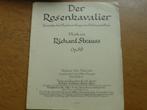 DER ROSENKAVALIER - RICHARD STRAUSS OP.59 - PIANO, Gebruikt, Klassiek, Ophalen of Verzenden, Artiest of Componist