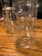 Hyacintvaasje , Leerdam 14 cm , perfect en helder, Ophalen of Verzenden, Zo goed als nieuw, Overige typen