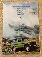 Mercedes-Benz G-klasse brochure 1/79, Boeken, Auto's | Folders en Tijdschriften, Ophalen of Verzenden, Zo goed als nieuw, Mercedes
