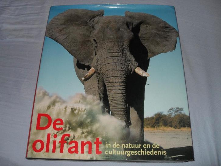 BOEK DE OLIFANT IN DE NATUUR EN DE CULTUURGESCHIEDENIS., Boeken, Encyclopedieën, Zo goed als nieuw, Los deel, Dieren, Ophalen of Verzenden