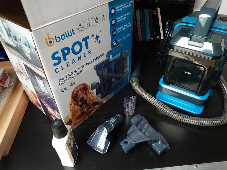 Tapijt reiniger met alle toebehoren te koop!, Witgoed en Apparatuur, Overige Witgoed en Apparatuur, Zo goed als nieuw, Ophalen of Verzenden
