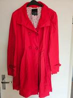 Rode Trenchcoat  Pescara. XL, Kleding | Dames, Jassen | Zomer, Ophalen of Verzenden, Zo goed als nieuw, Maat 46/48 (XL) of groter