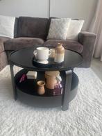 IKEA Borgeby salontafel - Zwart, Ophalen, Gebruikt, 50 tot 100 cm, Rond