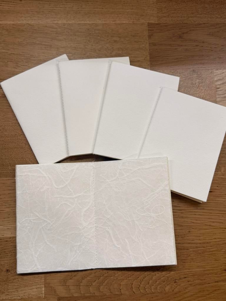 Passport size handgemaakt papier insert, Ophalen, Zo goed als nieuw