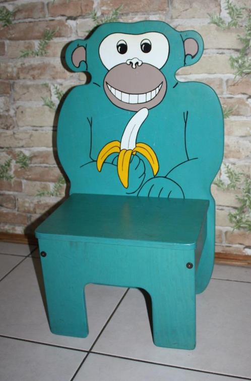 zgan- peuter/kinderstoel in vorm aap ( ca. 35 jaar oud), Kinderen en Baby's, Kinderstoelen, Zo goed als nieuw, Ophalen
