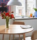 Hay Eettafel Triangle Leg rond Ø115 massief eiken €2049, nu, Huis en Inrichting, Tafels | Eettafels, Hay, 100 tot 150 cm, Hay