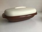Tupperware schaal serveerwonder bruin vintage retro 3 delig, Huis en Inrichting, Keuken | Tupperware, Ophalen of Verzenden, Zo goed als nieuw